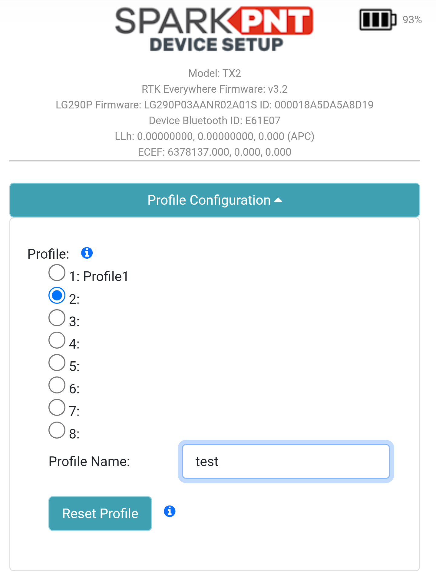 Rename a profile