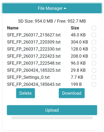 System menu