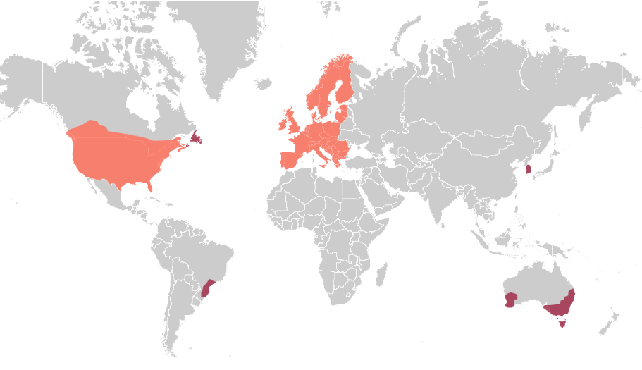 PointPerfect Flex Coverage Map