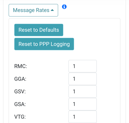 Rover Message Configuration