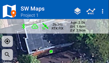 SW Maps with an RTK Fix