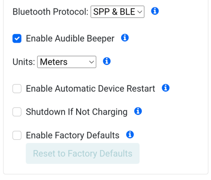 System menu