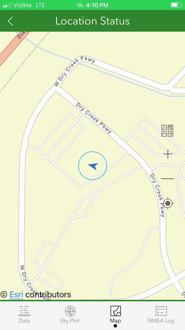 ArcGIS Survey123 Map Interface