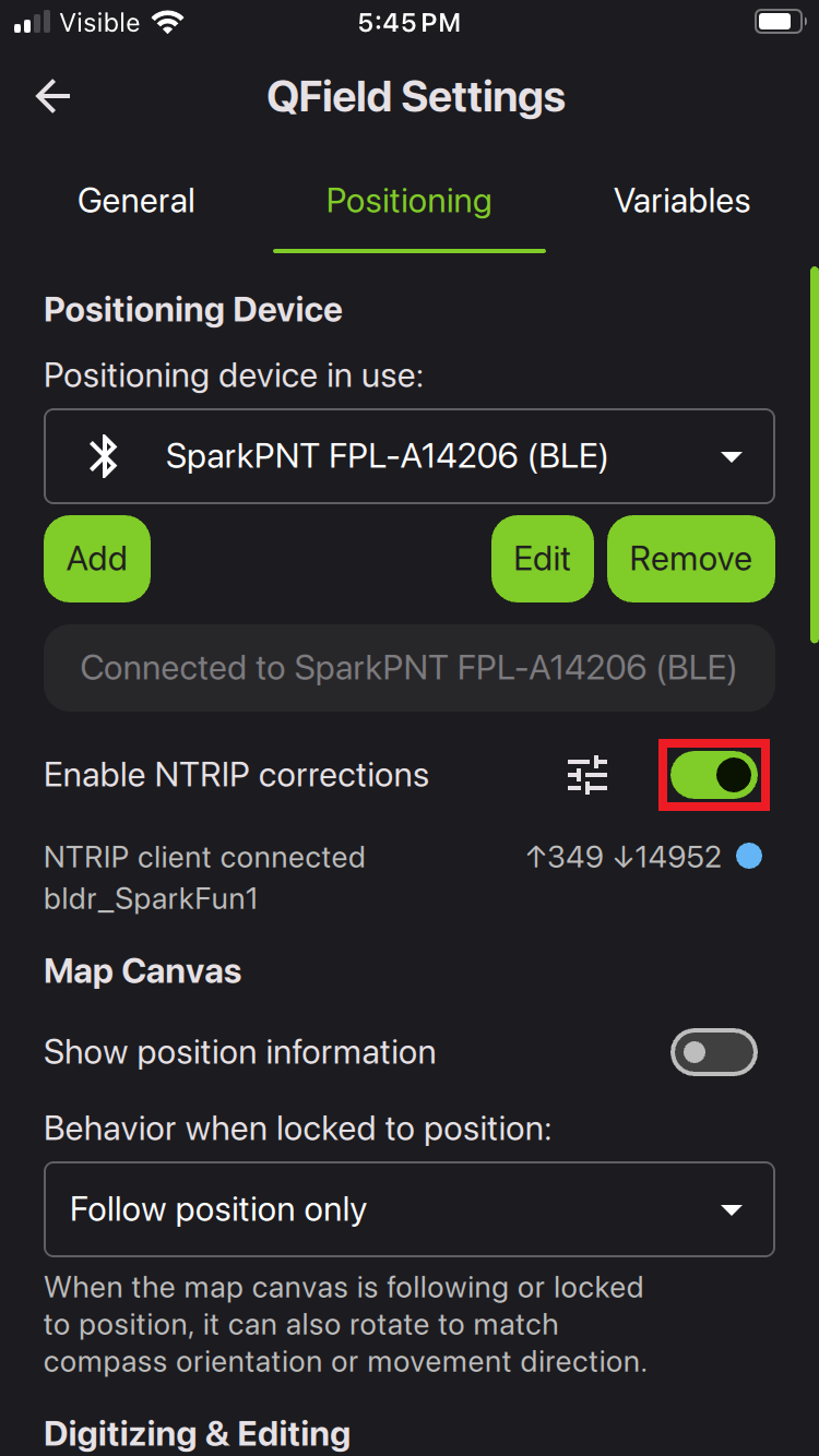 NTRIP connect