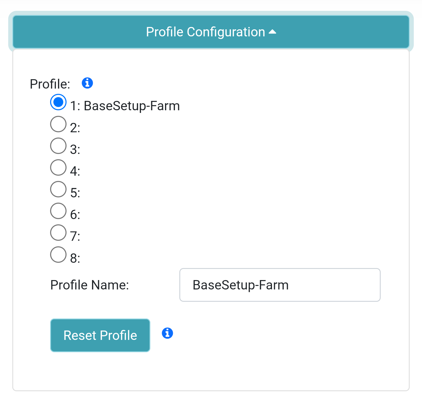 Rename a profile
