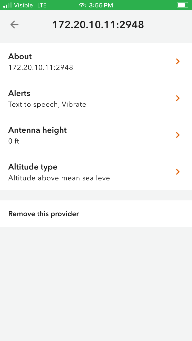 Added provider information