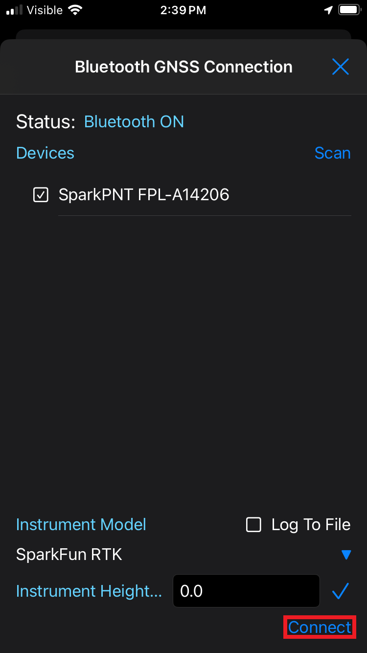 Connect to device