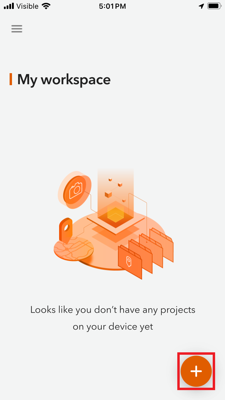 Open workspace menu