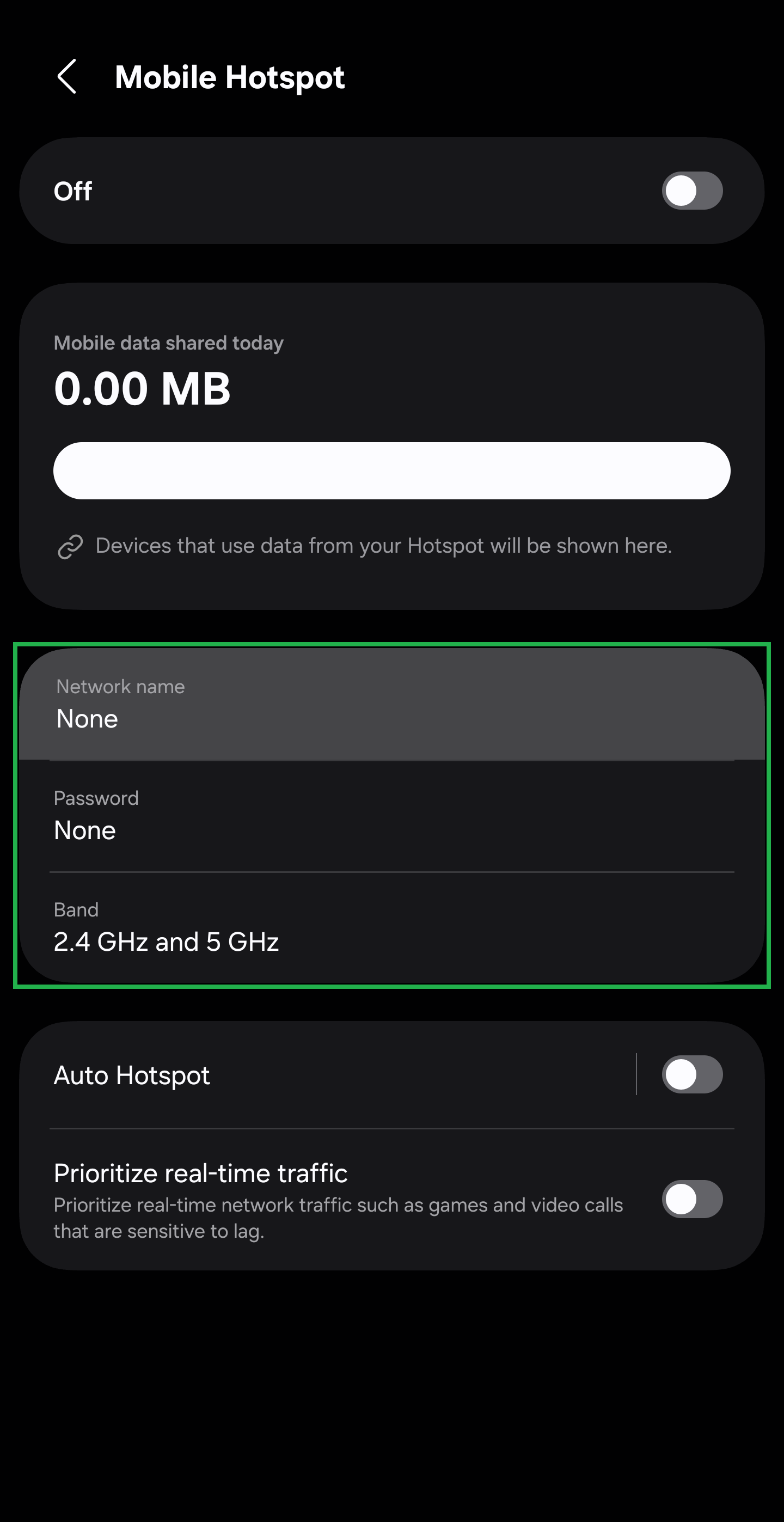 Network Credentials