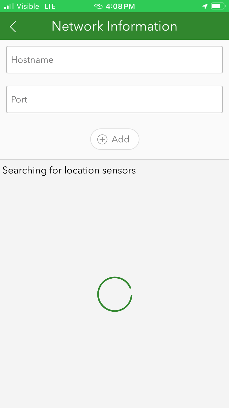 ArcGIS Survey123 TCP Connection Information