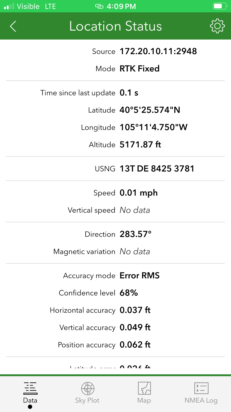 ArcGIS Survey123 Sensor Data