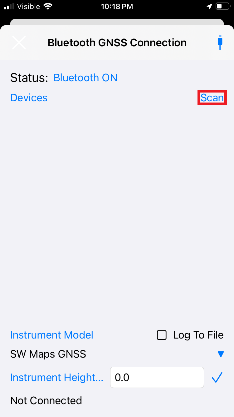 Scan Bluetooth devices