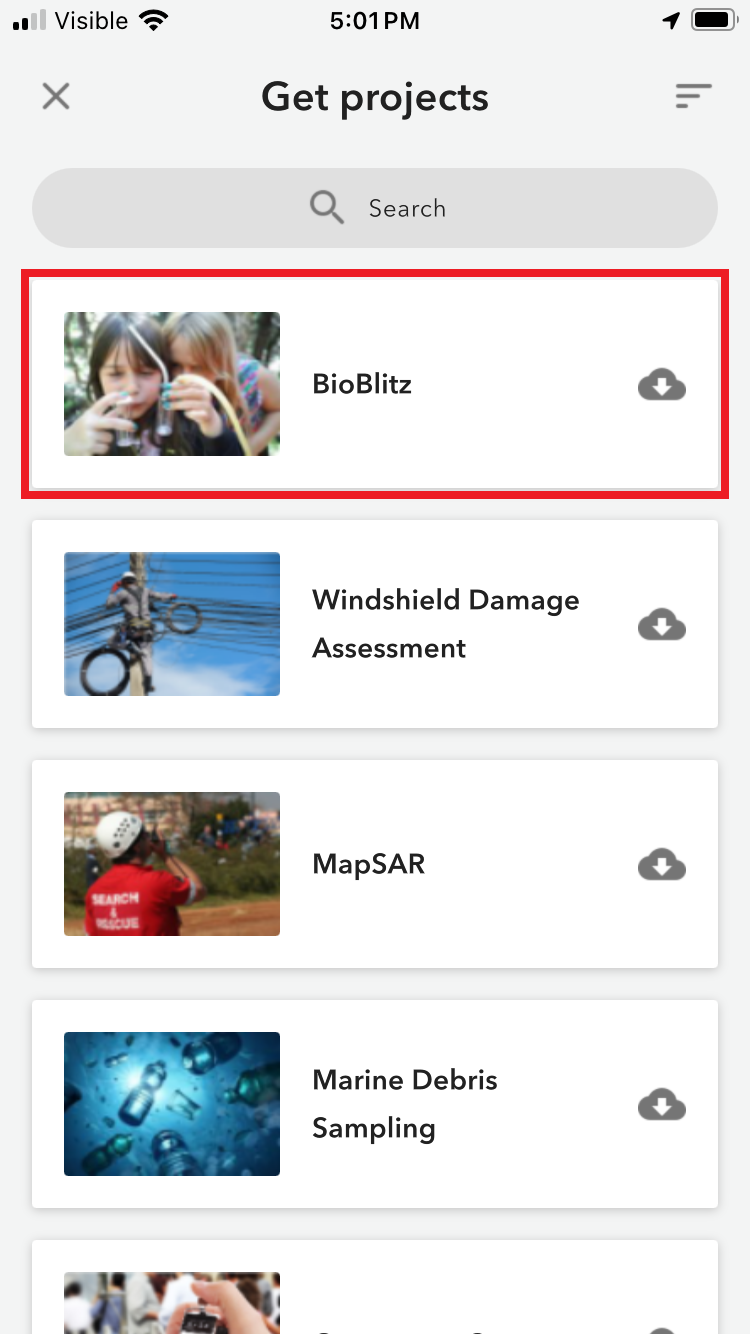List of projects