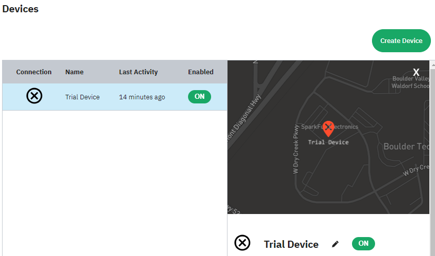 Point One Nav Device Location