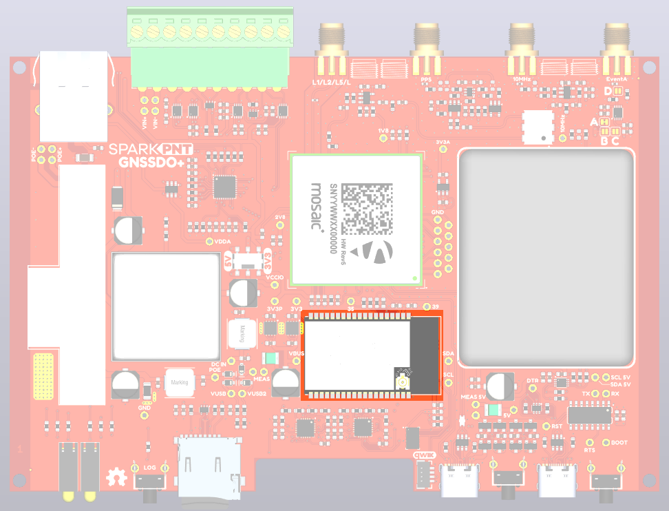 Espressif ESP32 on SXT-D