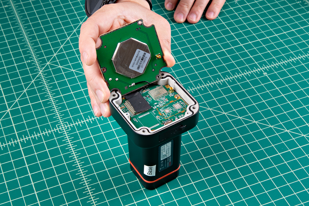 Under the antenna PCB