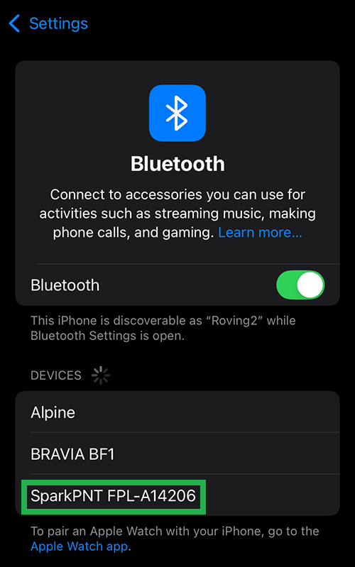 iOS - Bluetooth Connection