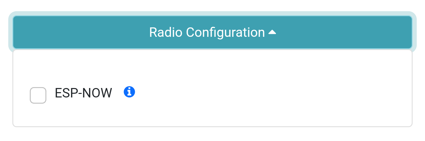 Radio menu
