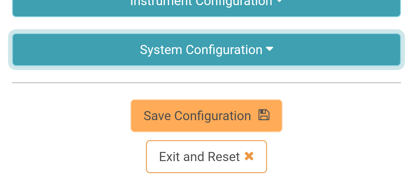 Save and Reset buttons